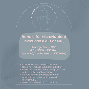 Bundle for MicroNutrient Injections (GSH or MIC):